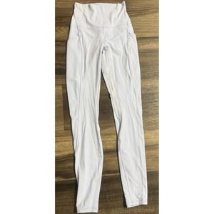 Lululemon Women's Align High-Rise Pant 28" Sky Blue Yoga Full Length, Size‎ 0!!